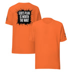 God's Plan is Worth the Wait | Jeremiah 29:11 – KJV Faith Unisex T-Shirt - KJV Word & Light Threads