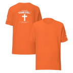 When God Says Stand Still II | Exodus 14:14 – KJV Faith Unisex T-Shirt – W - KJV Word & Light Threads