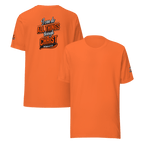 I Can Do All Things Through Christ Which Strengtheneth Me – Philippians 4:13 KJV Christian Unisex T-Shirt | White & Orange - KJV Word & Light Threads