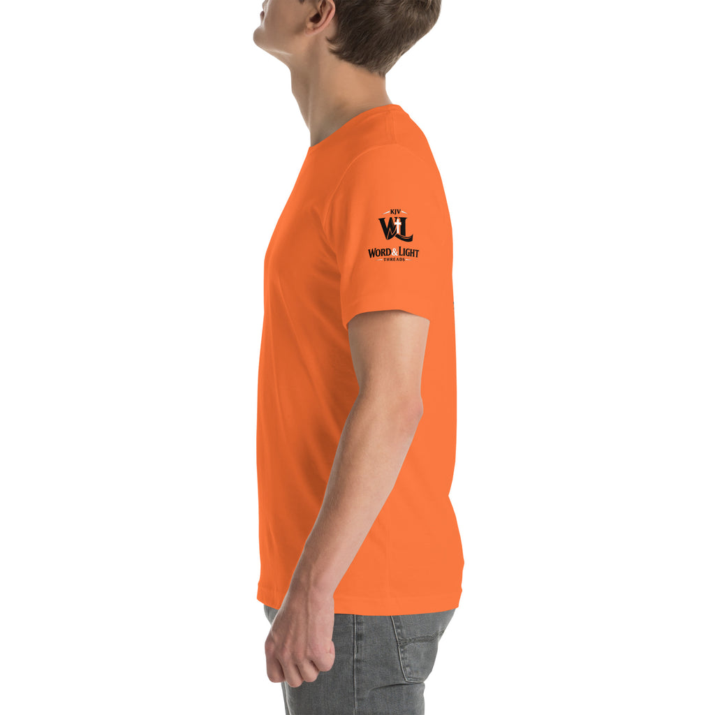 Church Is in Session Football Bright | 1 Corinthians 9:25 – KJV Faith Unisex T-Shirt - KJV Word & Light Threads
