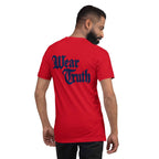 Wear Truth Navy Blue | Philippians 4:13 – KJV Faith Unisex T-Shirt - KJV Word & Light Threads