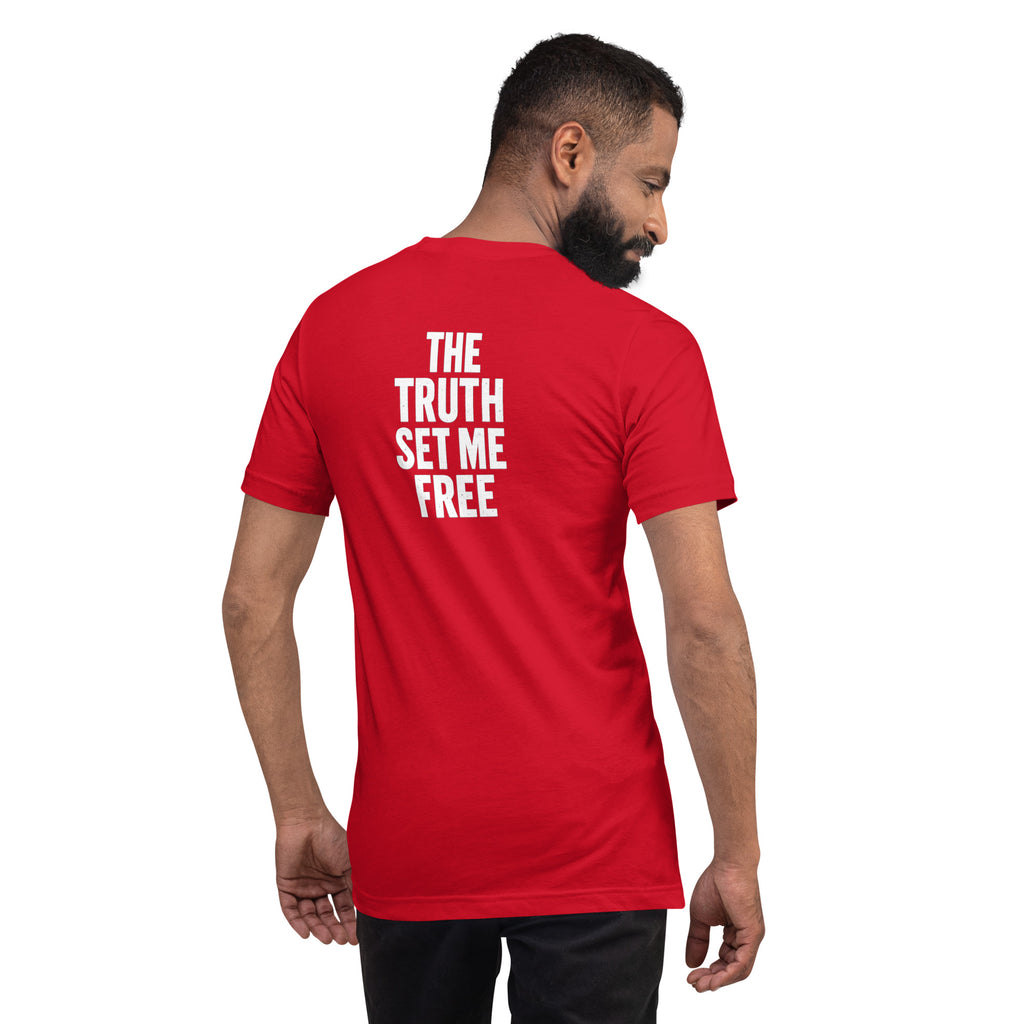 The Truth Set Me Free | John 8:32 – KJV Faith Unisex T-Shirt - KJV Word & Light Threads