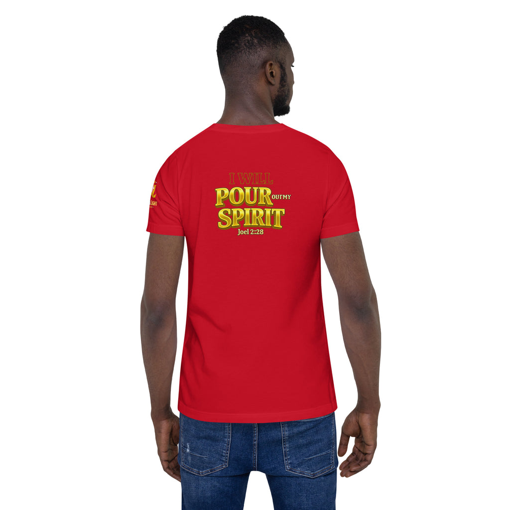 I Will Pour Out My Spirit | Joel 2:28 – KJV Faith Unisex T-Shirt - KJV Word & Light Threads