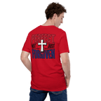 Not Perfect Just Forgiven II | Ephesians 1:7 – KJV Faith Unisex T-Shirt - KJV Word & Light Threads