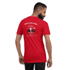 Peace in the Storm White | John 14:27 – KJV Faith Unisex T-Shirt - KJV Word & Light Threads