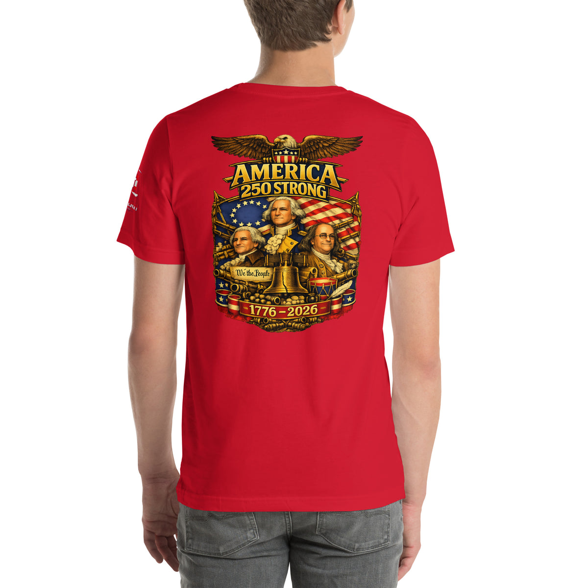 America 250 Strong | 1776-2026 KJV Tee - KJV Word & Light Threads