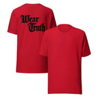 Wear Truth Black KJV T-Shirt | Empower Your Journey with Philippians 4:13 - KJV Word & Light Threads