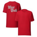 Wear Truth Silver | Philippians 4:13 – KJV Faith Unisex T-Shirt - KJV Word & Light Threads