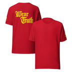 Wear Truth Gold | Philippians 4:13 – KJV Faith Unisex T-Shirt - KJV Word & Light Threads