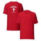 When God Says Stand Still II | Exodus 14:14 – KJV Faith Unisex T-Shirt – W - KJV Word & Light Threads