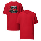 Church Is in Session Soccer Bright | 1 Corinthians 9:25 – KJV Faith Unisex T-Shirt - KJV Word & Light Threads