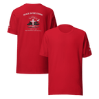Peace in the Storm White | John 14:27 – KJV Faith Unisex T-Shirt - KJV Word & Light Threads