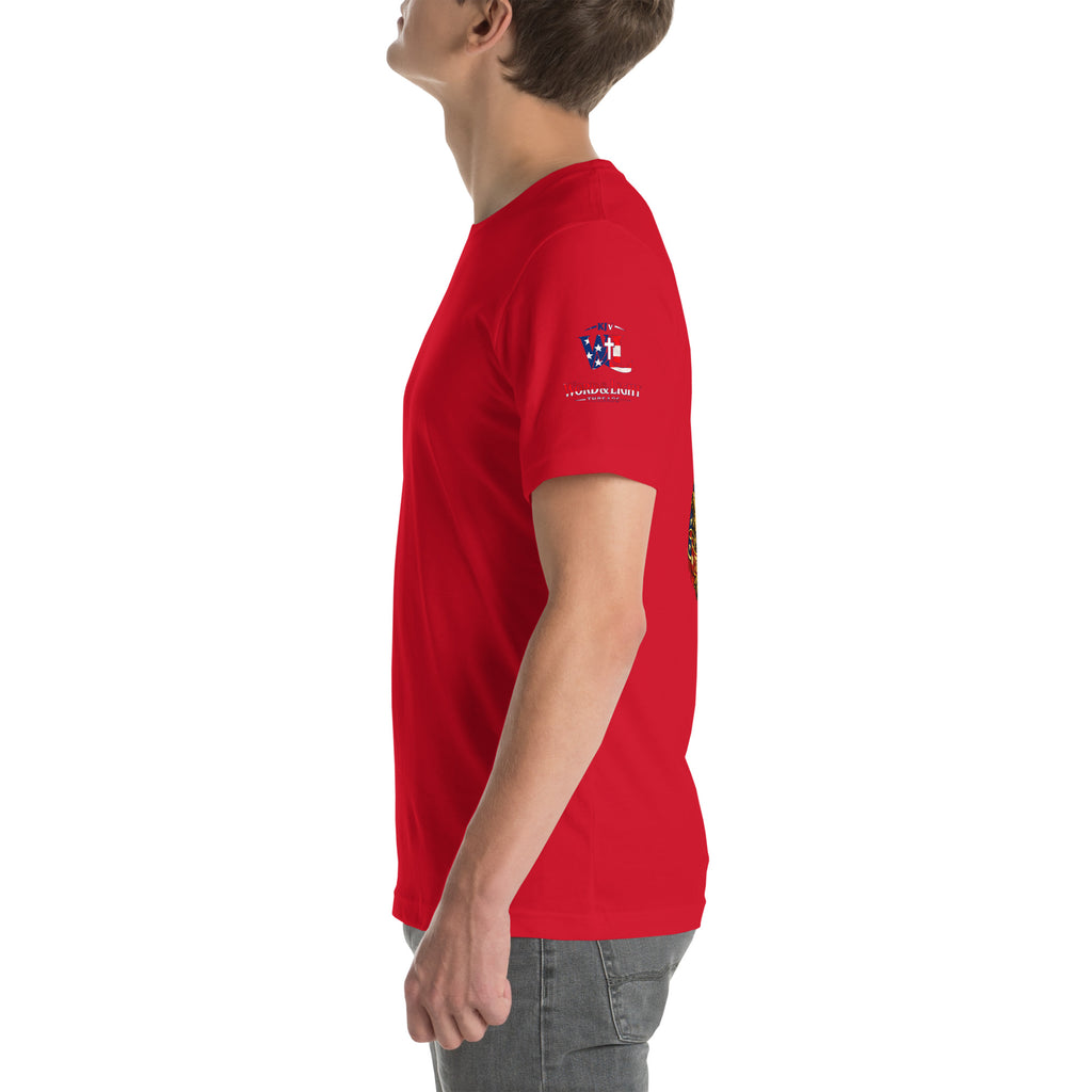 America 250 Strong | 1776-2026 KJV Tee - KJV Word & Light Threads