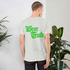 Wear Truth Lime Green T-Shirt | Philippians 4:13 KJV - Empower Your Spirit - KJV Word & Light Threads