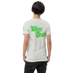 Wear Truth Lime Green T-Shirt | Philippians 4:13 KJV - Empower Your Spirit - KJV Word & Light Threads