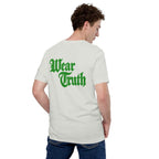 Wear Truth Forest Green | Philippians 4:13 – KJV Faith Unisex T-Shirt - KJV Word & Light Threads