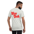 Wear Truth Red | Philippians 4:13 – KJV Faith Unisex T-Shirt - KJV Word & Light Threads