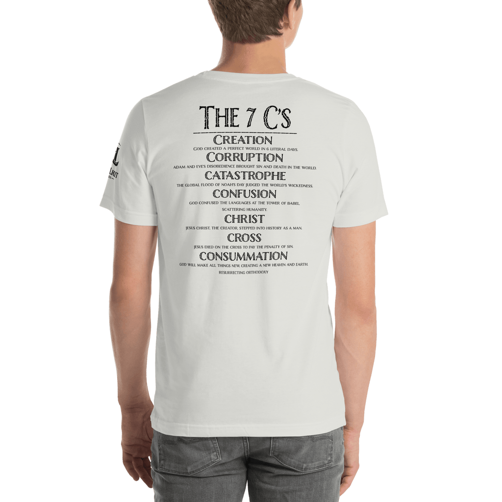The 7 C's of Biblical History | Genesis 1:1 – KJV Faith Unisex T-Shirt - KJV Word & Light Threads