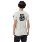 Rejoice Evermore – Pray Without Ceasing Black & White | 1 Thessalonians 5:16-17 – KJV Faith Unisex T-Shirt - KJV Word & Light Threads