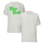 Wear Truth Lime Green T-Shirt | Philippians 4:13 KJV - Empower Your Spirit - KJV Word & Light Threads