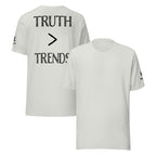 Truth > Trends Black | Isaiah 40:8 – KJV Faith Unisex T-Shirt - KJV Word & Light Threads