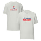 Let Us Therefore Come Boldly unto the Throne of Grace FB | Hebrews 4:16 – KJV Faith Unisex T-Shirt - KJV Word & Light Threads