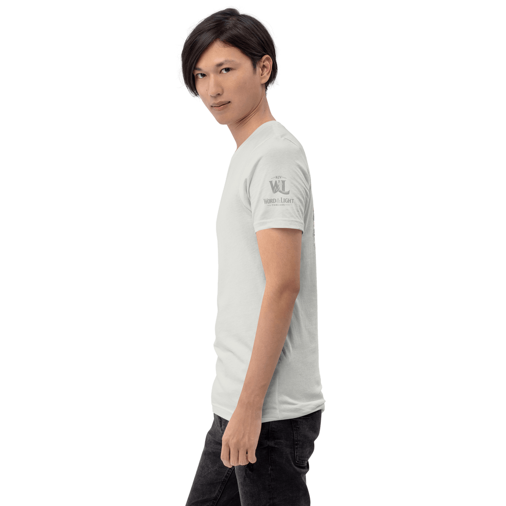 Clothed in His Word | Revelation 19:13 – KJV Faith Unisex T-Shirt - KJV Word & Light Threads