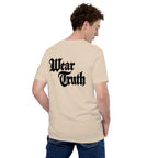 Wear Truth Black KJV T-Shirt | Empower Your Journey with Philippians 4:13 - KJV Word & Light Threads