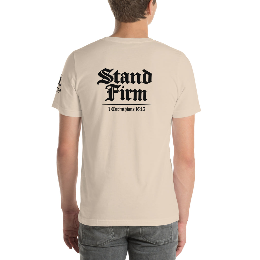 Stand Firm | 1 Corinthians 16:13 – KJV Faith Unisex T-Shirt - KJV Word & Light Threads