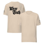 Wear Truth Black KJV T-Shirt | Empower Your Journey with Philippians 4:13 - KJV Word & Light Threads