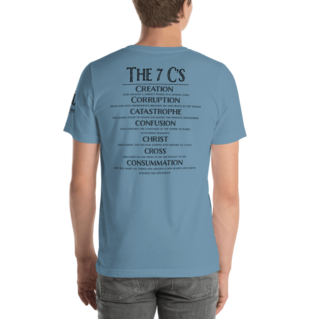 The 7 C's of Biblical History | Genesis 1:1 – KJV Faith Unisex T-Shirt - KJV Word & Light Threads