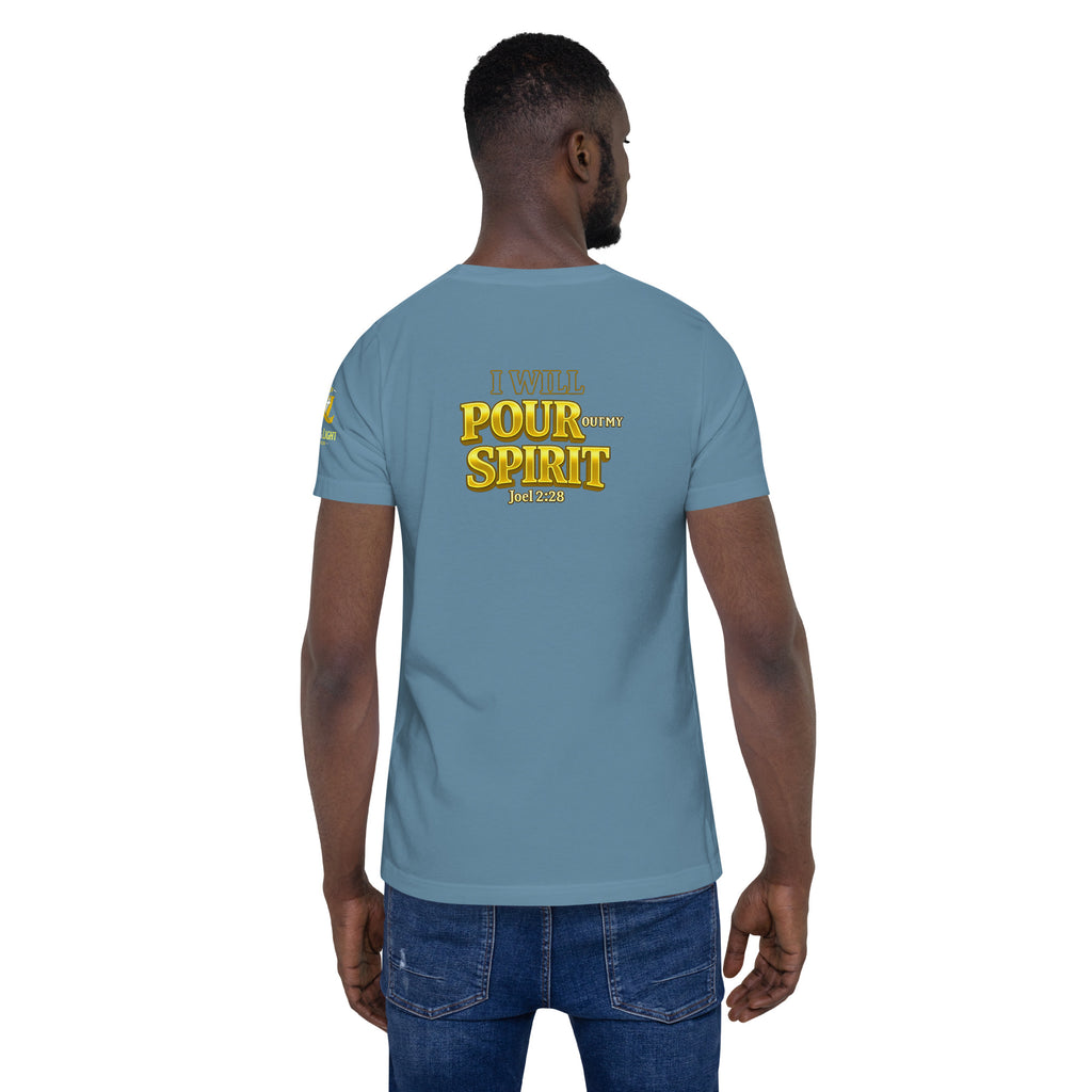 I Will Pour Out My Spirit | Joel 2:28 – KJV Faith Unisex T-Shirt - KJV Word & Light Threads