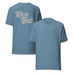 Wear Truth Silver | Philippians 4:13 – KJV Faith Unisex T-Shirt - KJV Word & Light Threads