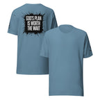 God's Plan is Worth the Wait | Jeremiah 29:11 – KJV Faith Unisex T-Shirt - KJV Word & Light Threads