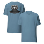 Church Is in Session Full Football Dark | 1 Corinthians 9:25 – KJV Faith Unisex T-Shirt - KJV Word & Light Threads