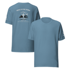 Peace in the Storm White | John 14:27 – KJV Faith Unisex T-Shirt - KJV Word & Light Threads