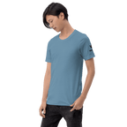 Rejoice Evermore – Pray Without Ceasing Black & White | 1 Thessalonians 5:16-17 – KJV Faith Unisex T-Shirt - KJV Word & Light Threads