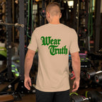 Wear Truth Dark Green | Philippians 4:13 – KJV Faith Unisex T-Shirt - KJV Word & Light Threads