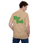 Wear Truth Forest Green | Philippians 4:13 – KJV Faith Unisex T-Shirt - KJV Word & Light Threads