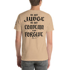 Do Not Judge KJV T-Shirt | Luke 6:37 | KJV Faith - KJV Word & Light Threads
