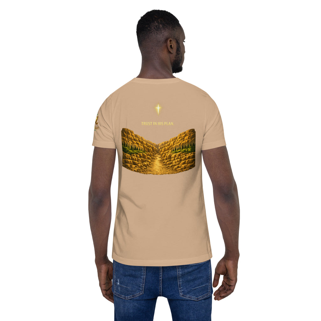 Trust in His Plan | Jeremiah 29:11 – KJV Faith Unisex T-Shirt - KJV Word & Light Threads
