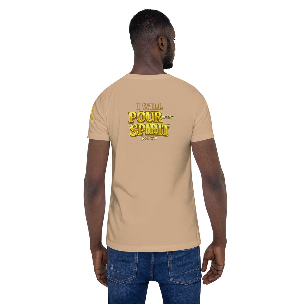 I Will Pour Out My Spirit | Joel 2:28 – KJV Faith Unisex T-Shirt - KJV Word & Light Threads
