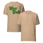 Wear Truth Dark Green | Philippians 4:13 – KJV Faith Unisex T-Shirt - KJV Word & Light Threads