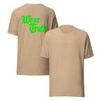 Wear Truth True Green | Philippians 4:13 – KJV Faith Unisex T-Shirt - KJV Word & Light Threads