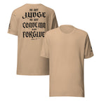 Do Not Judge KJV T-Shirt | Luke 6:37 | KJV Faith - KJV Word & Light Threads