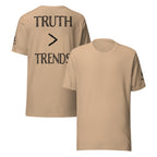 Truth > Trends Black | Isaiah 40:8 – KJV Faith Unisex T-Shirt - KJV Word & Light Threads