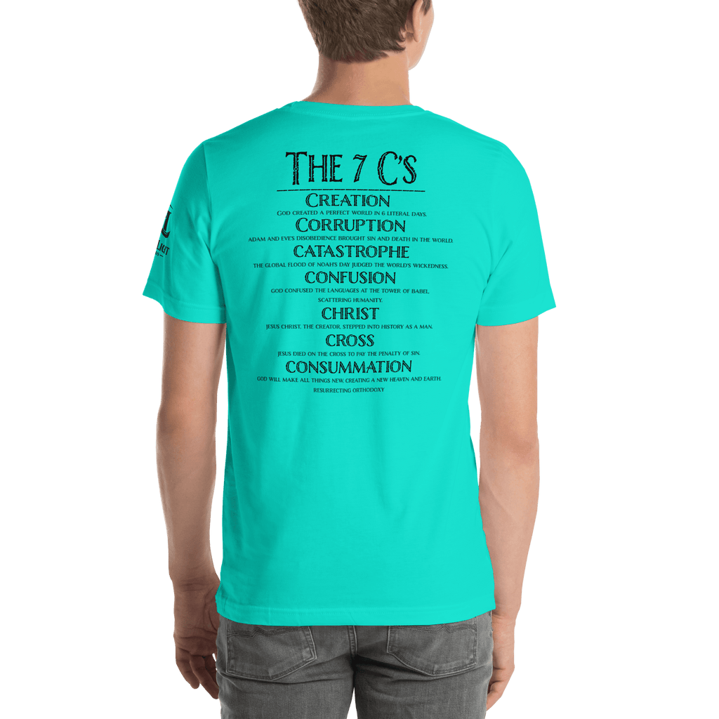 The 7 C's of Biblical History | Genesis 1:1 – KJV Faith Unisex T-Shirt - KJV Word & Light Threads