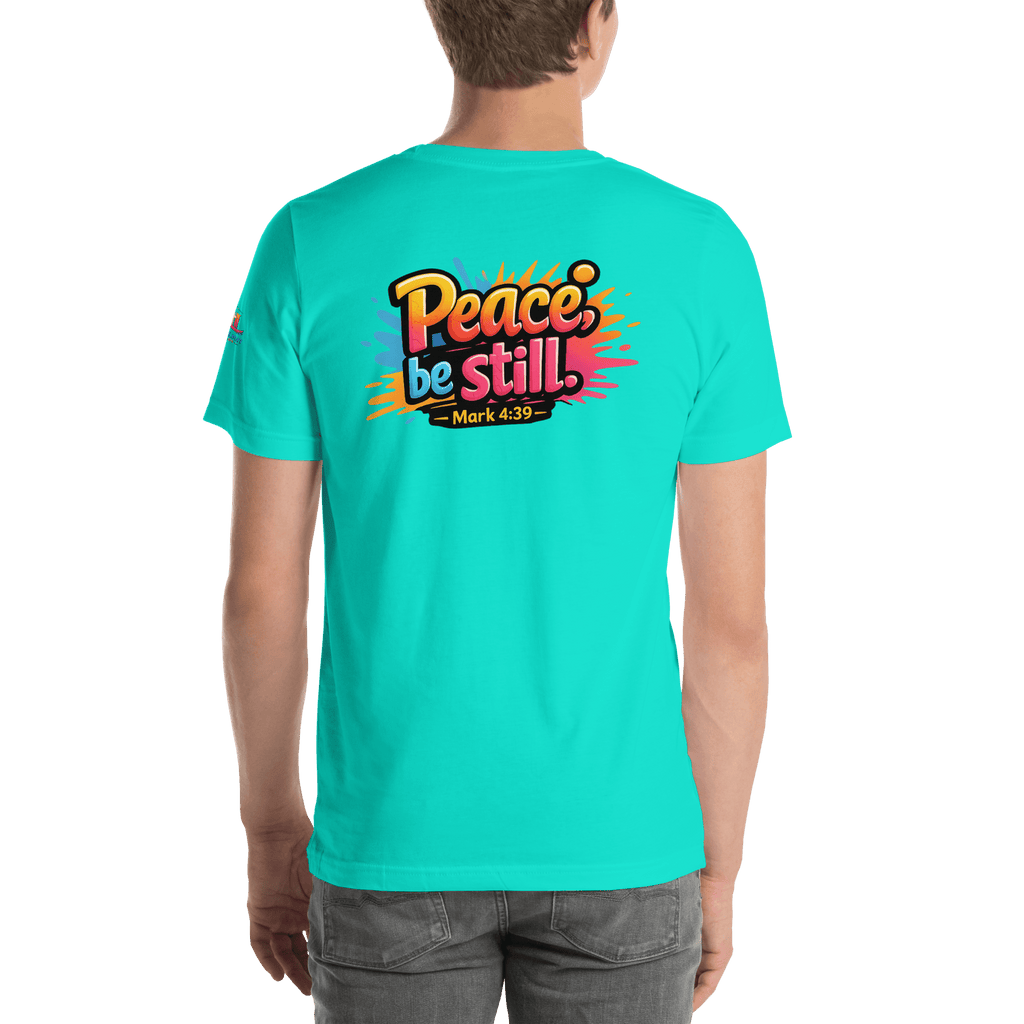 Peace Be Still | Mark 4:39 – KJV Faith Unisex T-Shirt - KJV Word & Light Threads