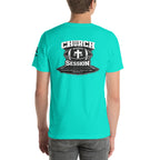 Church Is in Session Football Bright | 1 Corinthians 9:25 – KJV Faith Unisex T-Shirt - KJV Word & Light Threads