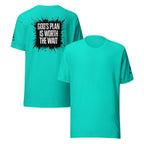 God's Plan is Worth the Wait | Jeremiah 29:11 – KJV Faith Unisex T-Shirt - KJV Word & Light Threads